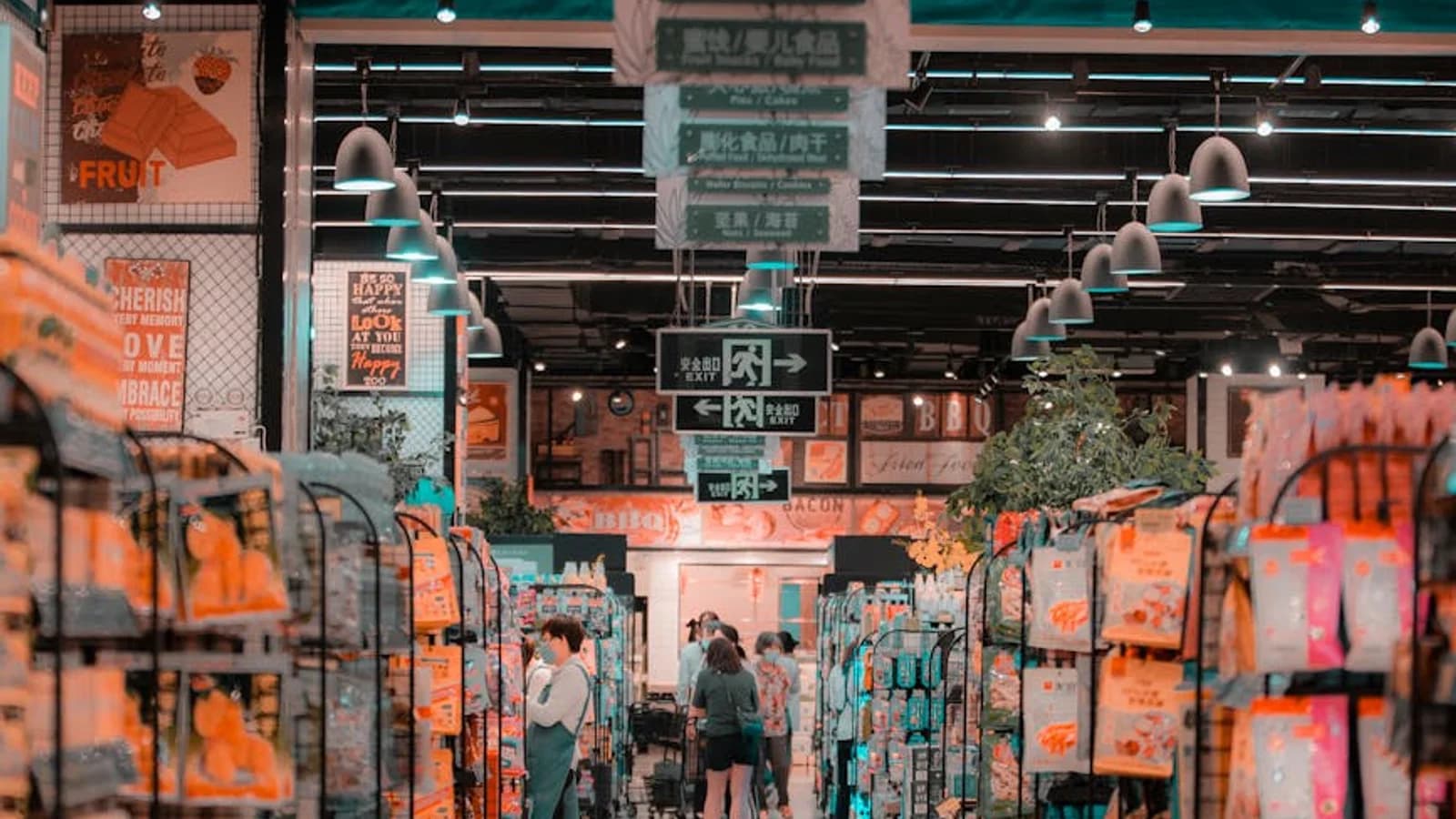 Underutilized retail zone away from primary circulation