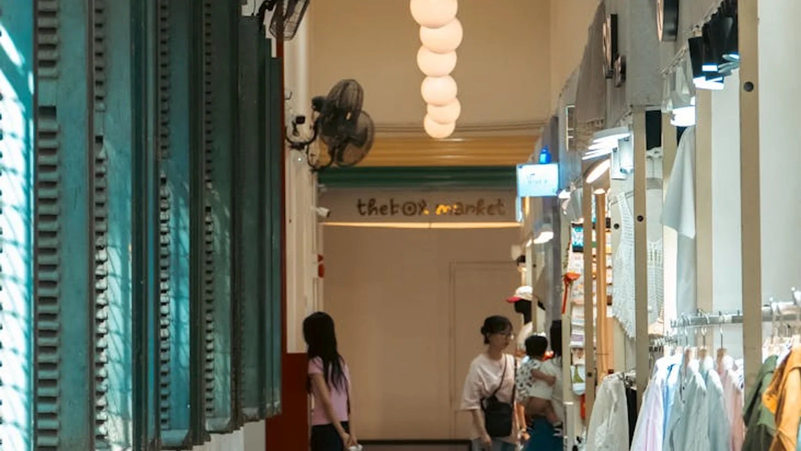 Retail entrance capturing shoppers entering the store