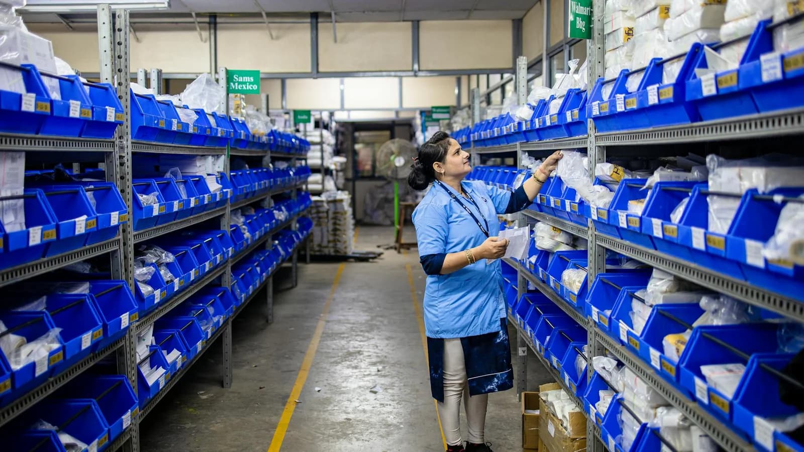 Warehouse pick faces arranged for readable and consistent shift performance